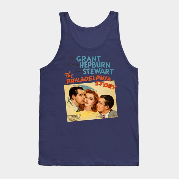 The Philadelphia Story Movie Poster Tank Top by MovieFunTime